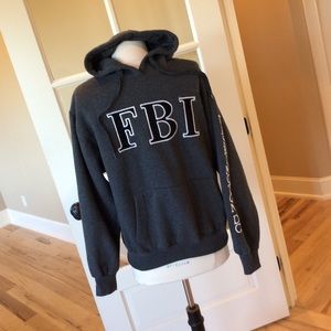 FBI Sweatshirt Hoodie Mens Womens Adult Medium